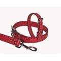 Noahs Ark Leather Dog Collar RedChocolate Saddle Stitch NO717870